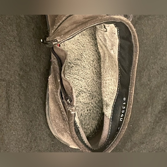 Wolky 8135 Olive Green Suede Ankle Boots, Side Zip, Size EU 40, US - Picture 10 of 11